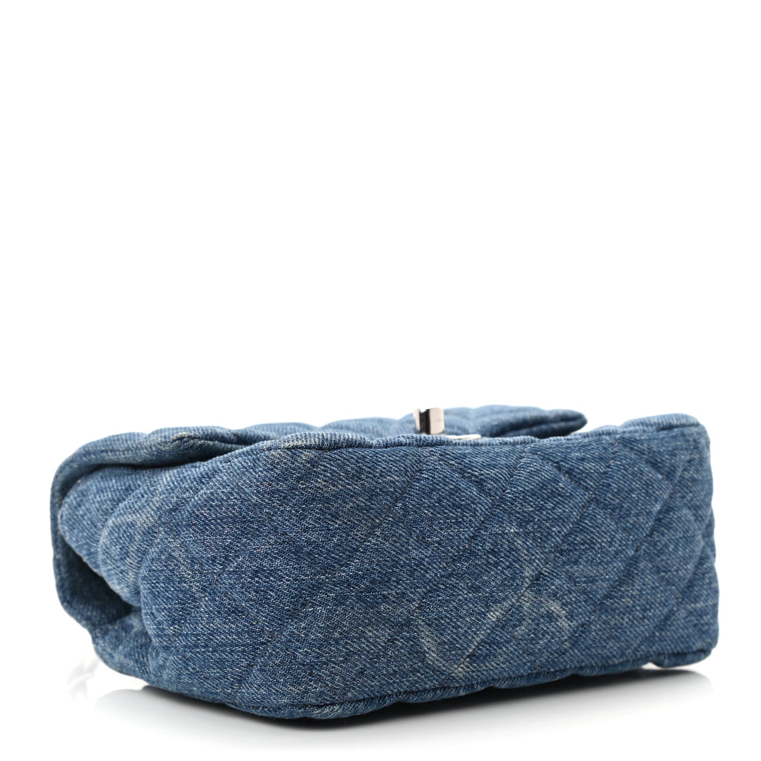 Chanel Denim CC Quilted Mini Square Flap Blue 4 of 12