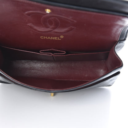 Chanel Lambskin Quilted Medium Double Flap Black 4 of 19