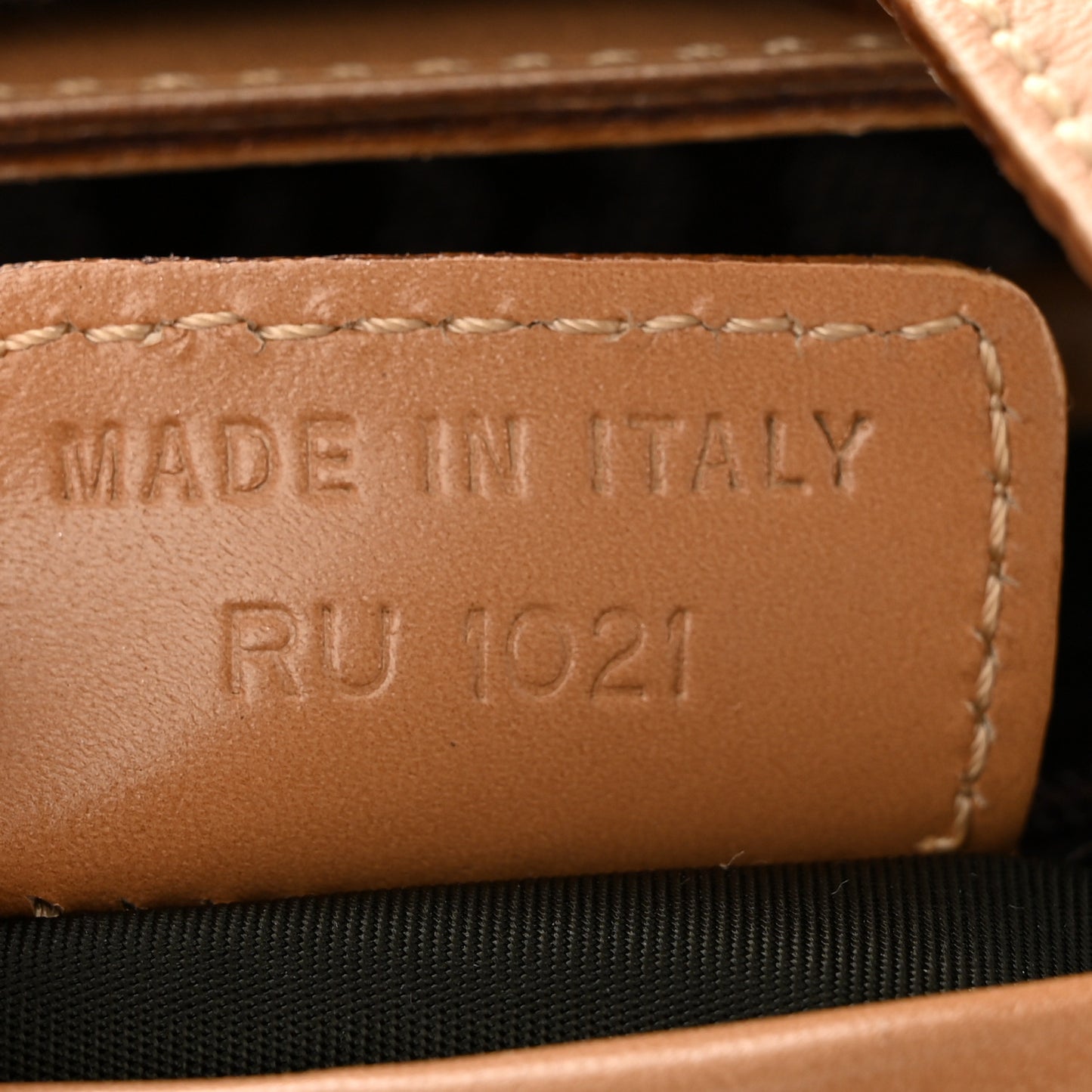 Monogram Saddle Bag Brown