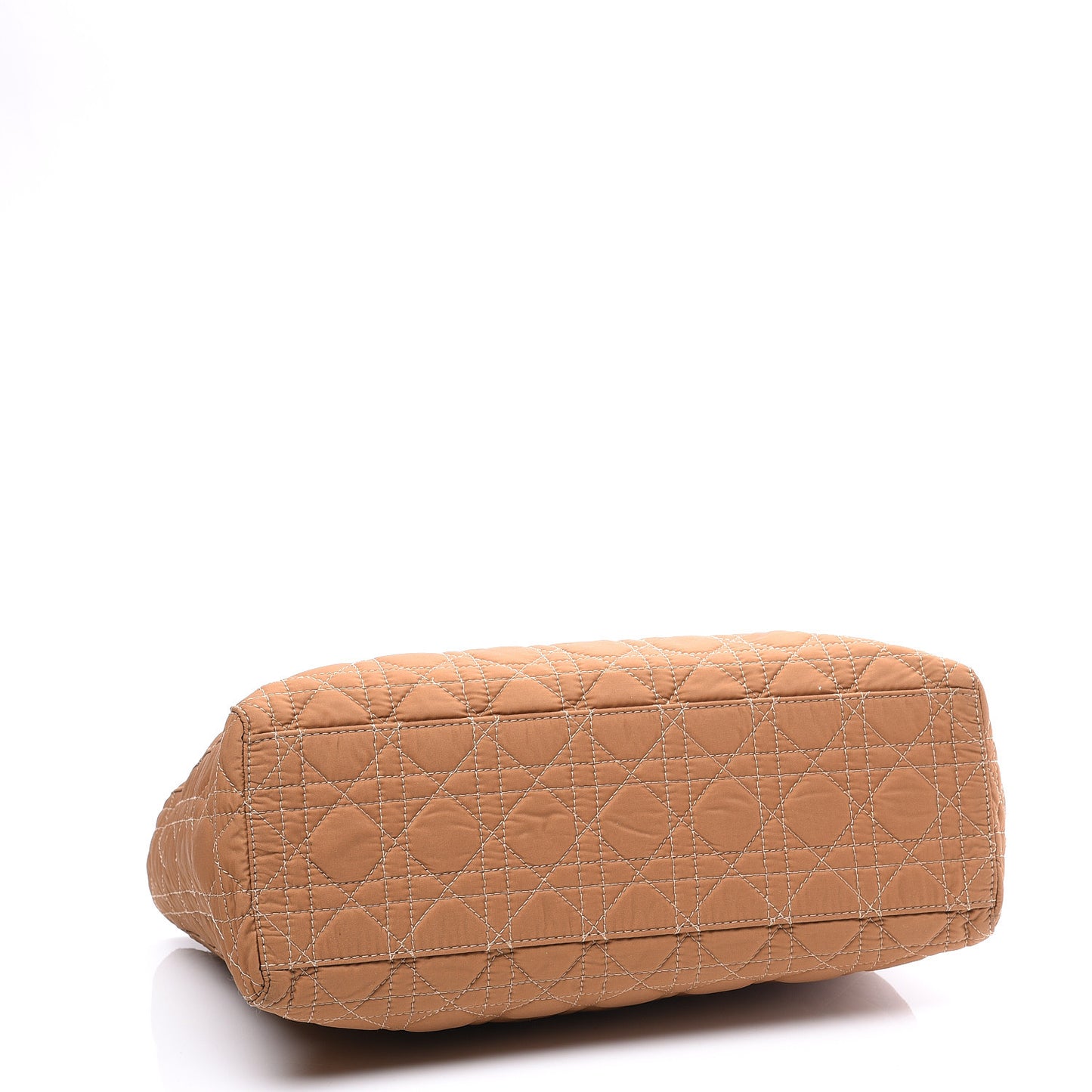 Nylon Cannage Large Lady Dior Beige