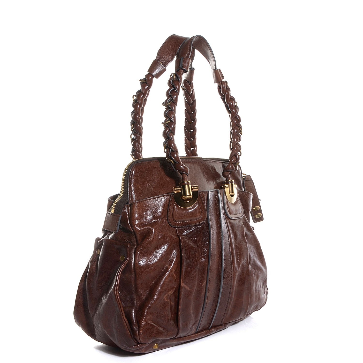 Chloe Lambskin Heloise Hobo Moka 3 of 8