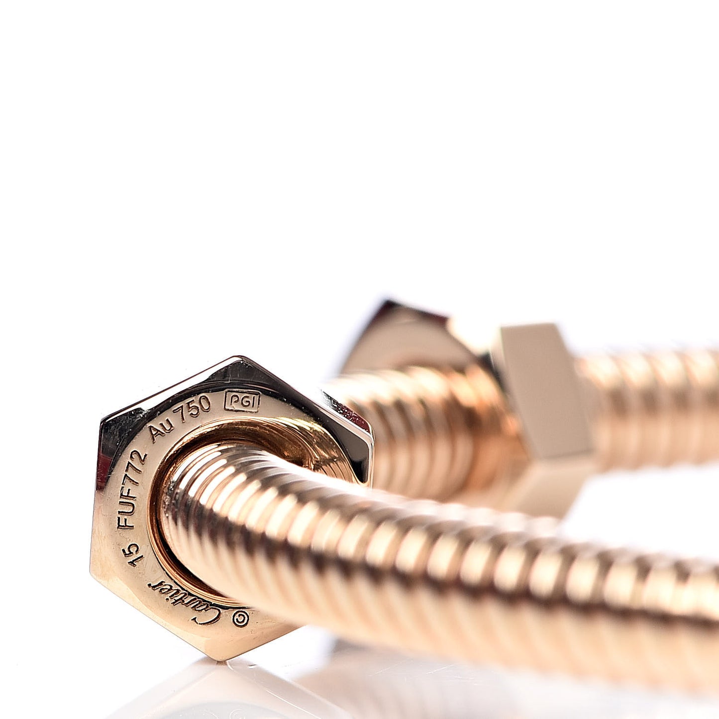 18K Pink Gold Ecrou de Bracelet 15
