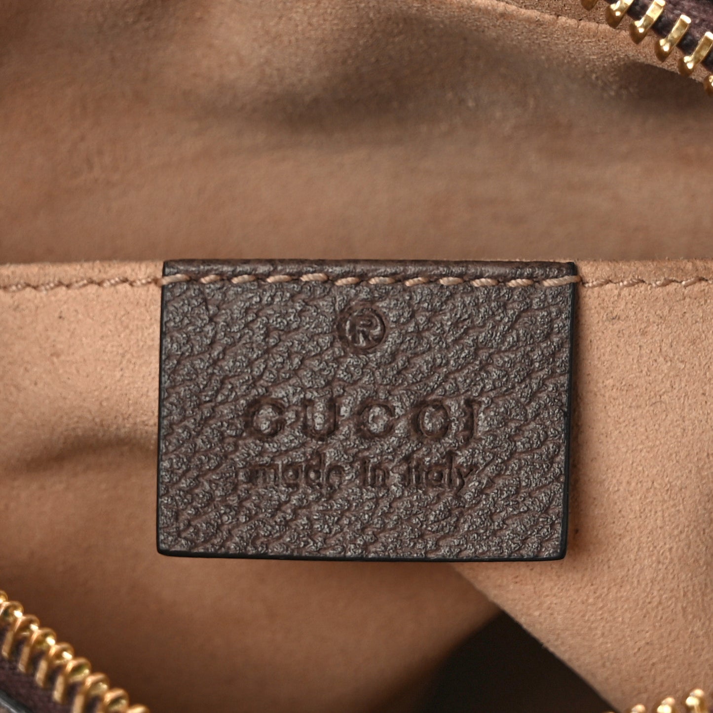 GG Supreme Monogram Web Mini Ophidia Shoulder Bag Brown