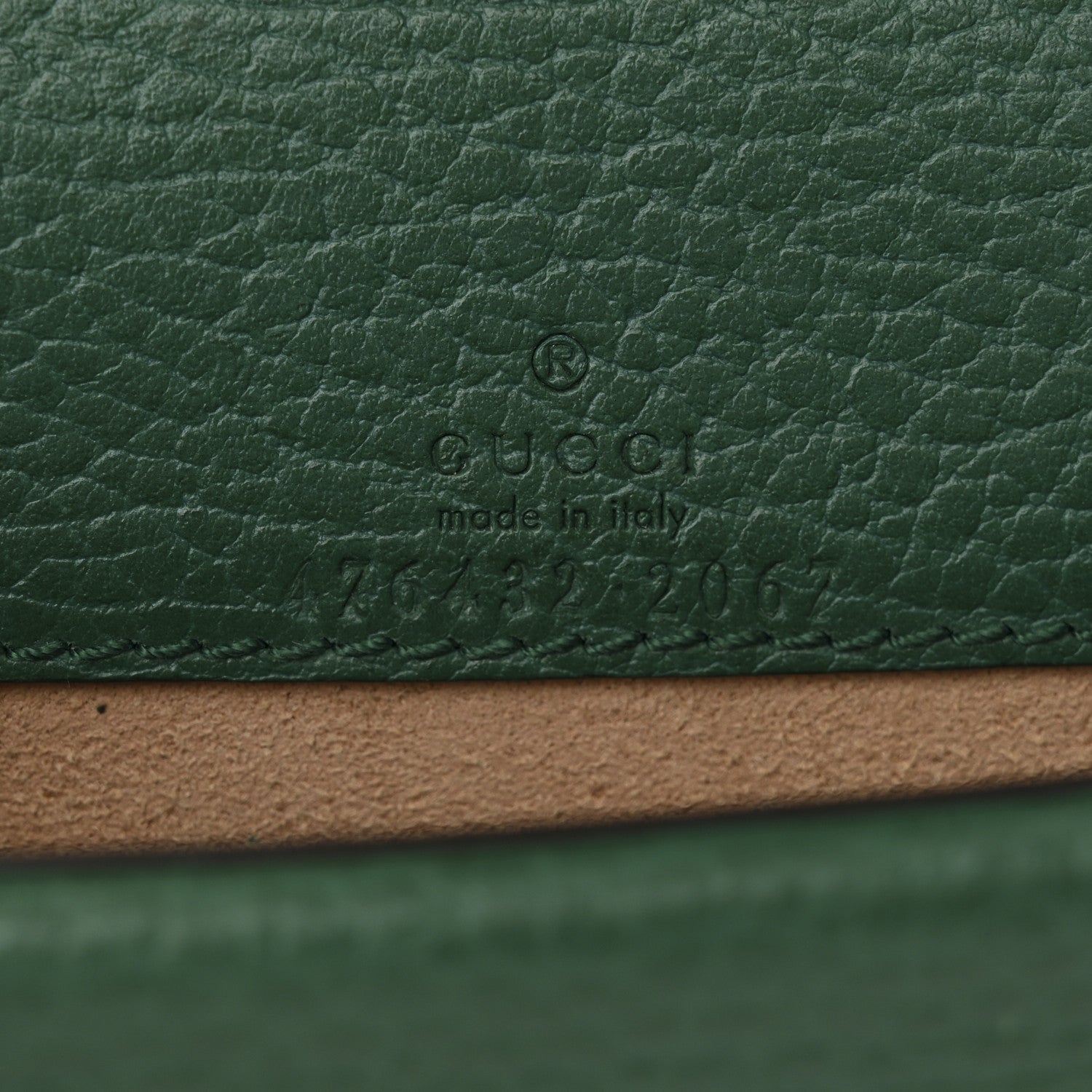 Gucci Dollar Calfskin Crystal Super Mini Dionysus Shoulder Bag Emerald 6 of 9