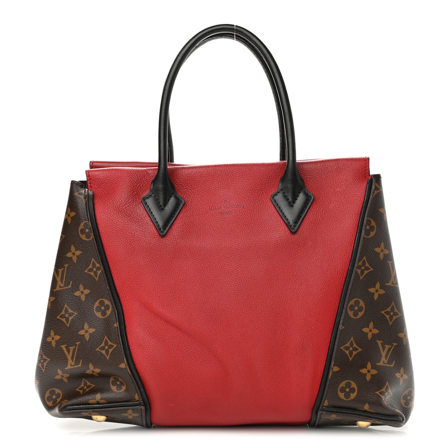 Monogram Cuir Orfevre Tote W PM Cherry