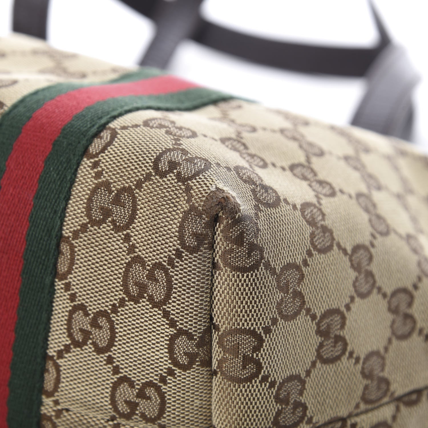 Gucci Monogram Medium Jolicoeur Tote Dark Brown 10 of 15