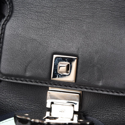 Versace Calfskin Large Palazzo Empire Bag Black Multicolor 8 of 11