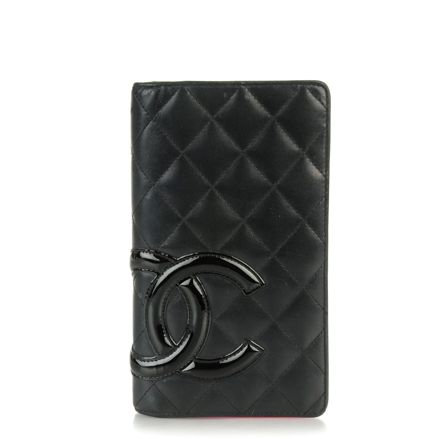 Chanel Calfskin Quilted Cambon Yen Wallet Black 1 of 11