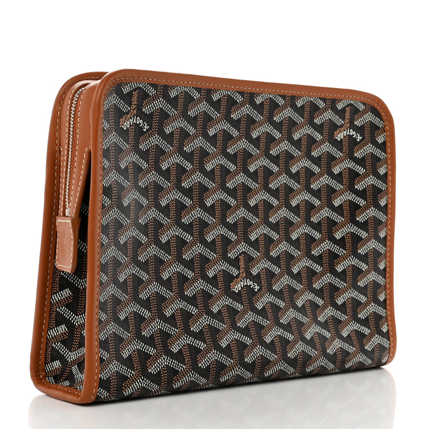 Goyard Goyardine Jouvence MM Toiletry Pouch Black Gold 4 of 7