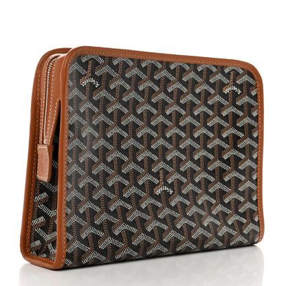 Goyard Goyardine Jouvence MM Toiletry Pouch Black Gold 4 of 7