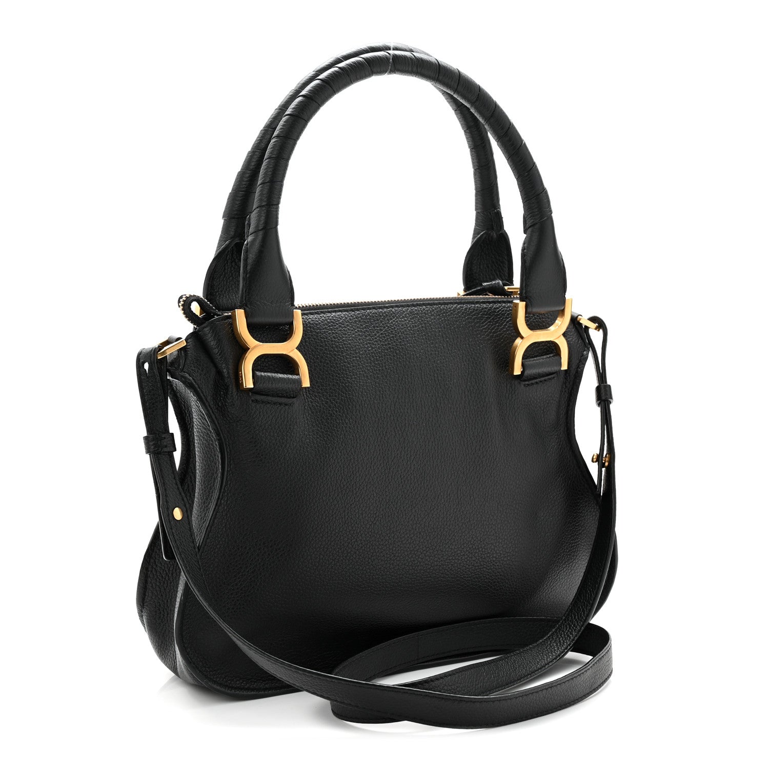 Chloe Calfskin Small Marcie Satchel Black 3 of 10