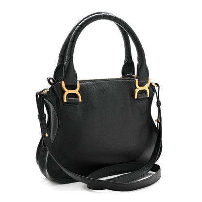 Chloe Calfskin Small Marcie Satchel Black 3 of 10