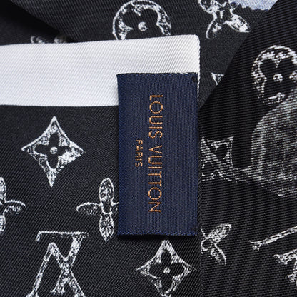 Louis Vuitton Silk Catogram Classic Bandeau Black 5 of 5