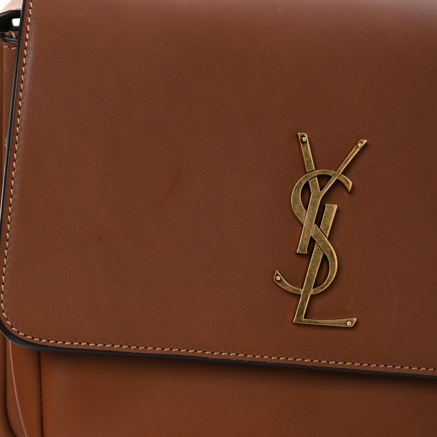 Saint Laurent Vegetable Tanned Besace Niki Satchel Brick 10 of 17