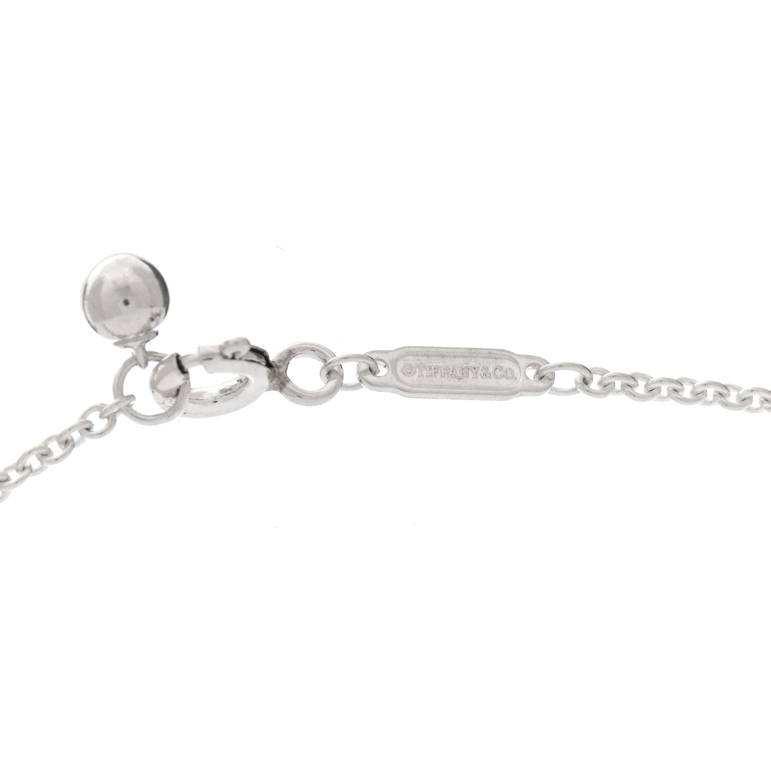 Tiffany Sterling Silver 8mm HardWear Ball Pendant Necklace 4 of 5