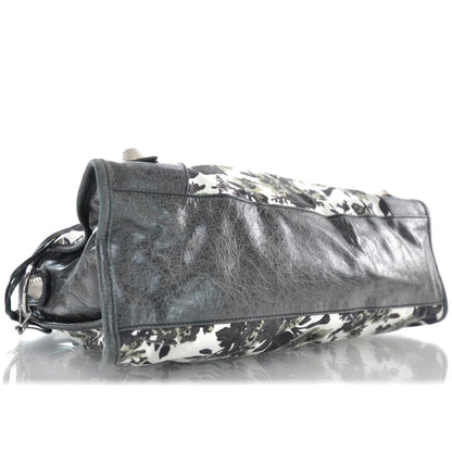 Balenciaga Agneau Floral Giant City Black 6 of 11