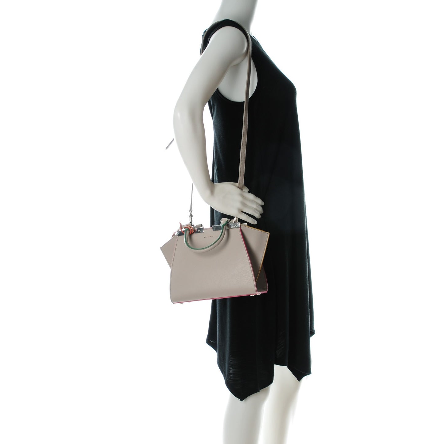 Vitello Dolce Mini 3Jours Tote Grigio Polvere