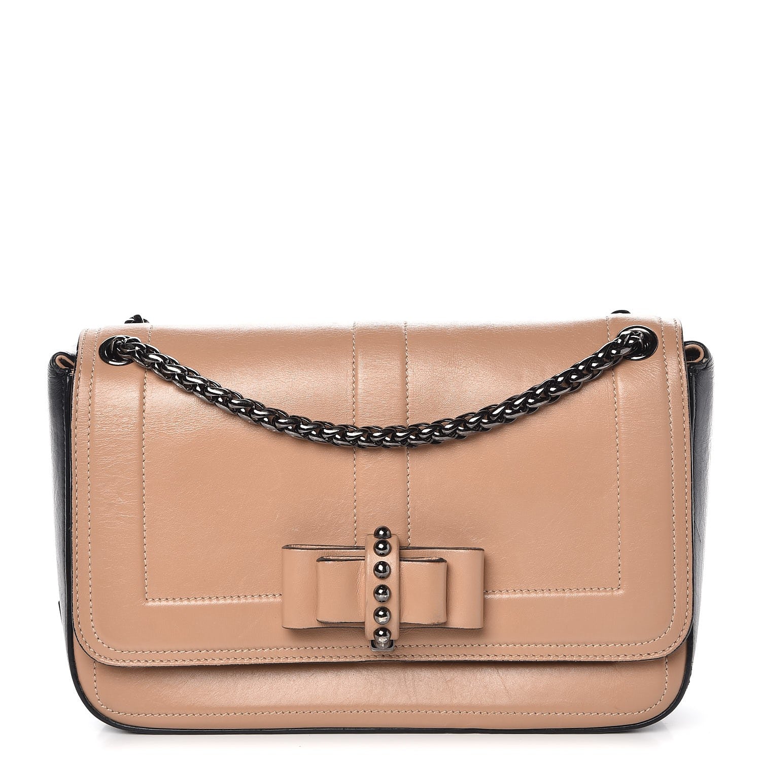 Christian Louboutin Sotto Pelle Sweet Charity Shoulder Bag Neutral 1 of 6