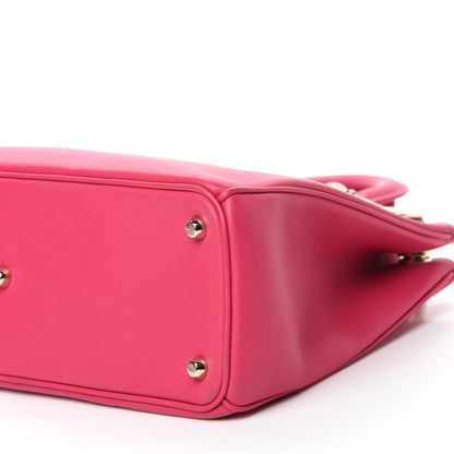 Christian Dior Smooth Calfskin Medium Diorissimo Tote Fuchsia 8 of 11