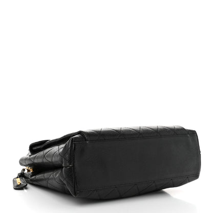 Chanel Caviar Quilted Flap Shoulder Bag Black 4 of 10