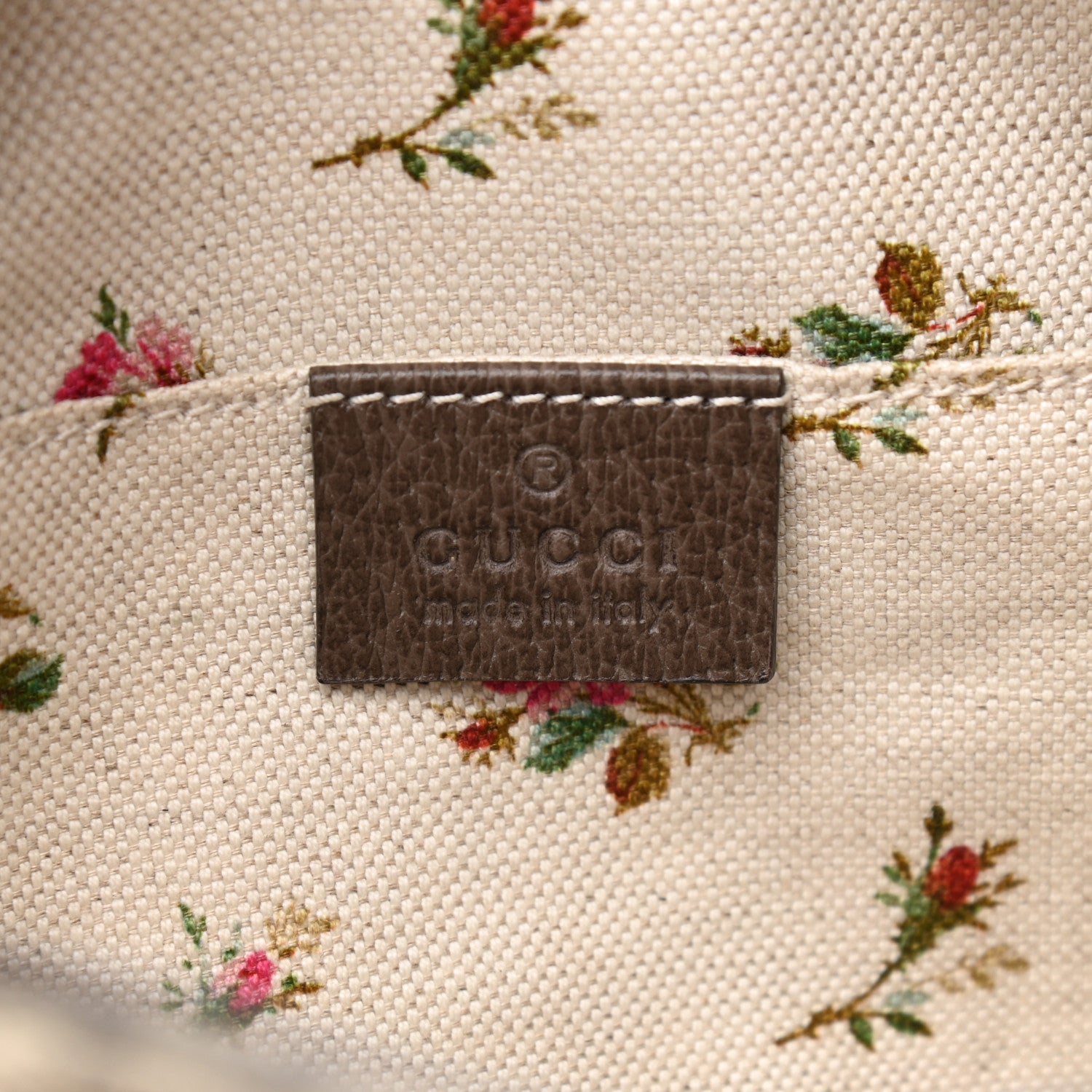 Gucci GG Supreme Monogram Web Neo Vintage Shoulder Bag Beige New Acero Crop 6 of 10