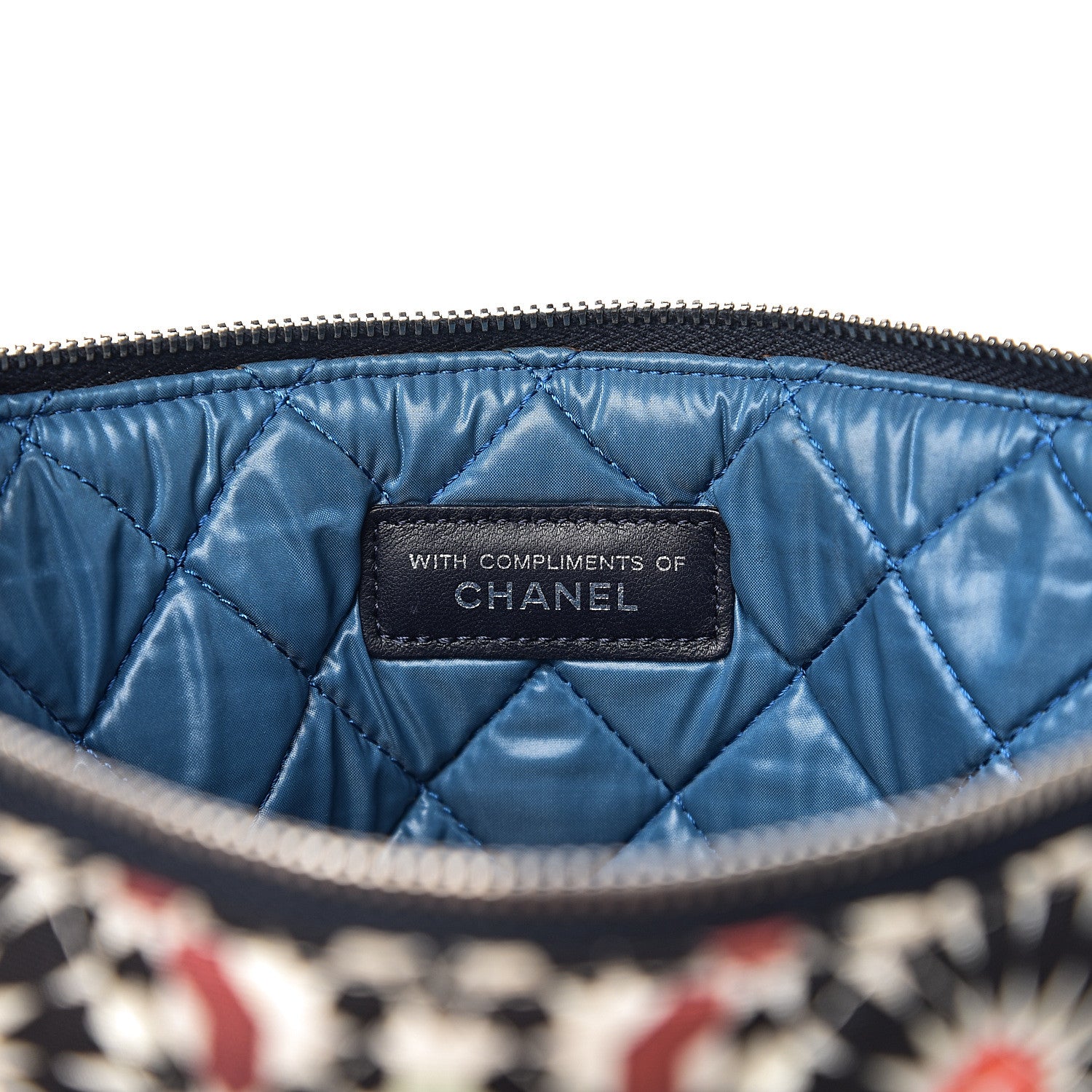 Chanel Coated Canvas Paris Dubai Medium Cosmetic Case Multicolor 6 of 7