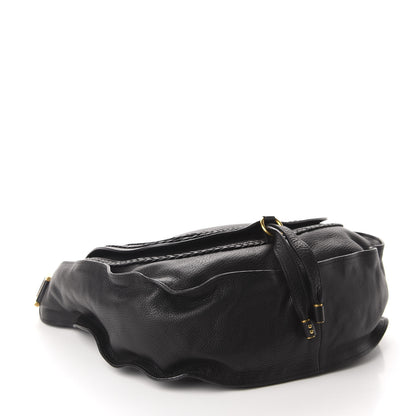 Chloe Calfskin Large Braided Marcie Hobo Black 4 of 10