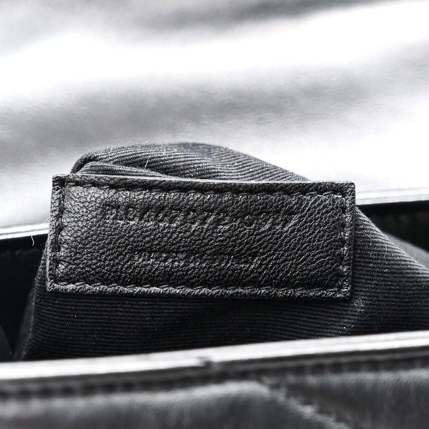 Saint Laurent Calfskin Y Quilted Monogram Toy Loulou Crossbody Bag Black 7 of 10