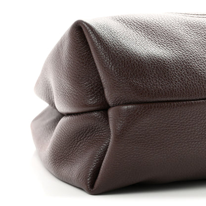 Gucci Grained Calfskin Softbit Maxi Shoulder Bag Dark Brown 10 of 11