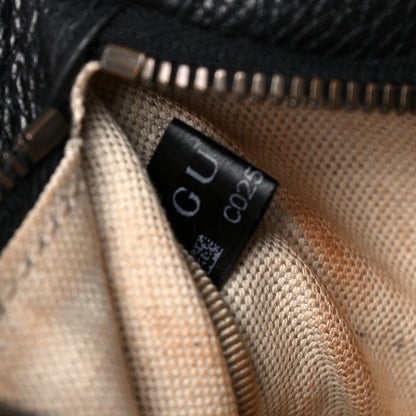 Gucci Grained Calfskin Small Logo Belt Bag Black 8 of 15
