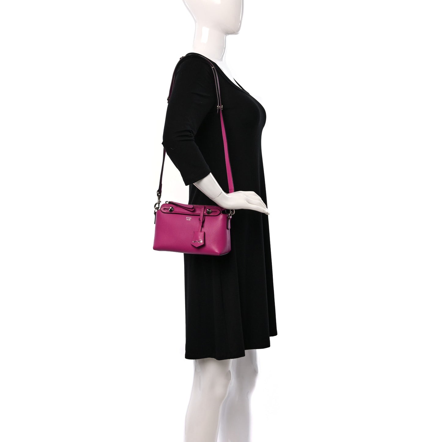 Vitello Dolce Mini By The Way Boston Bag Magenta
