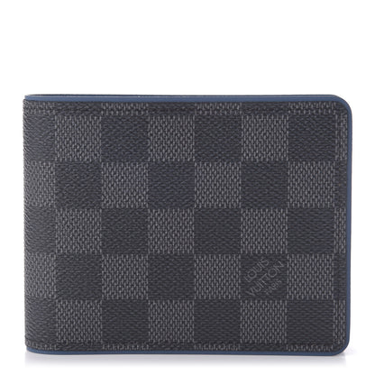 Louis Vuitton Damier Graphite Multiple Wallet Blue 1 of 6