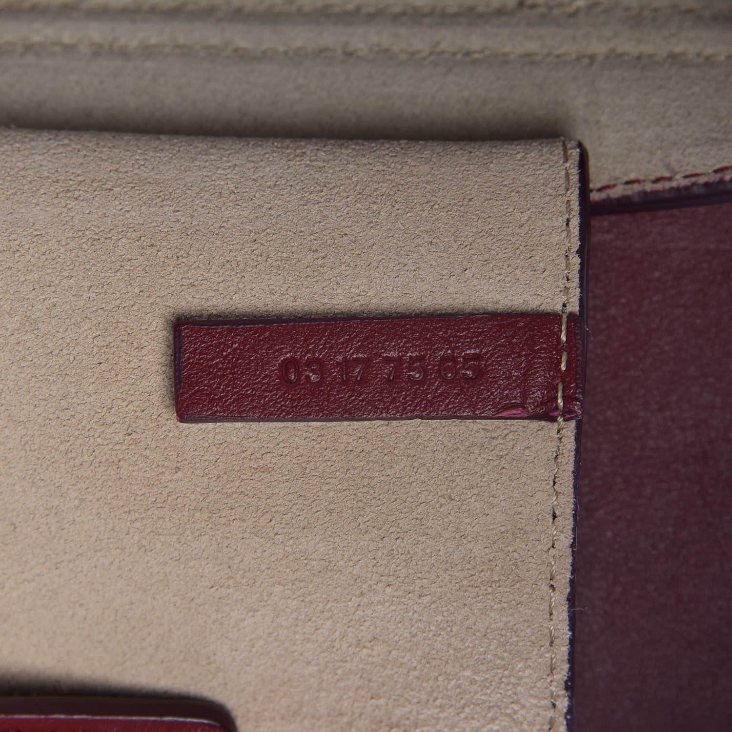 Chloe Suede Calfskin Mini Faye Shoulder Bag Plum Purple 7 of 9