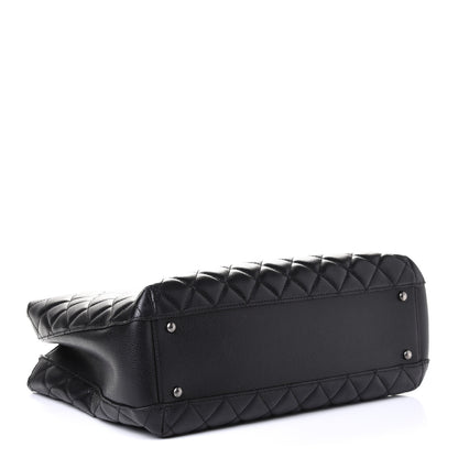 Chanel Caviar Quilted City Shopping Tote Black 6 of 8