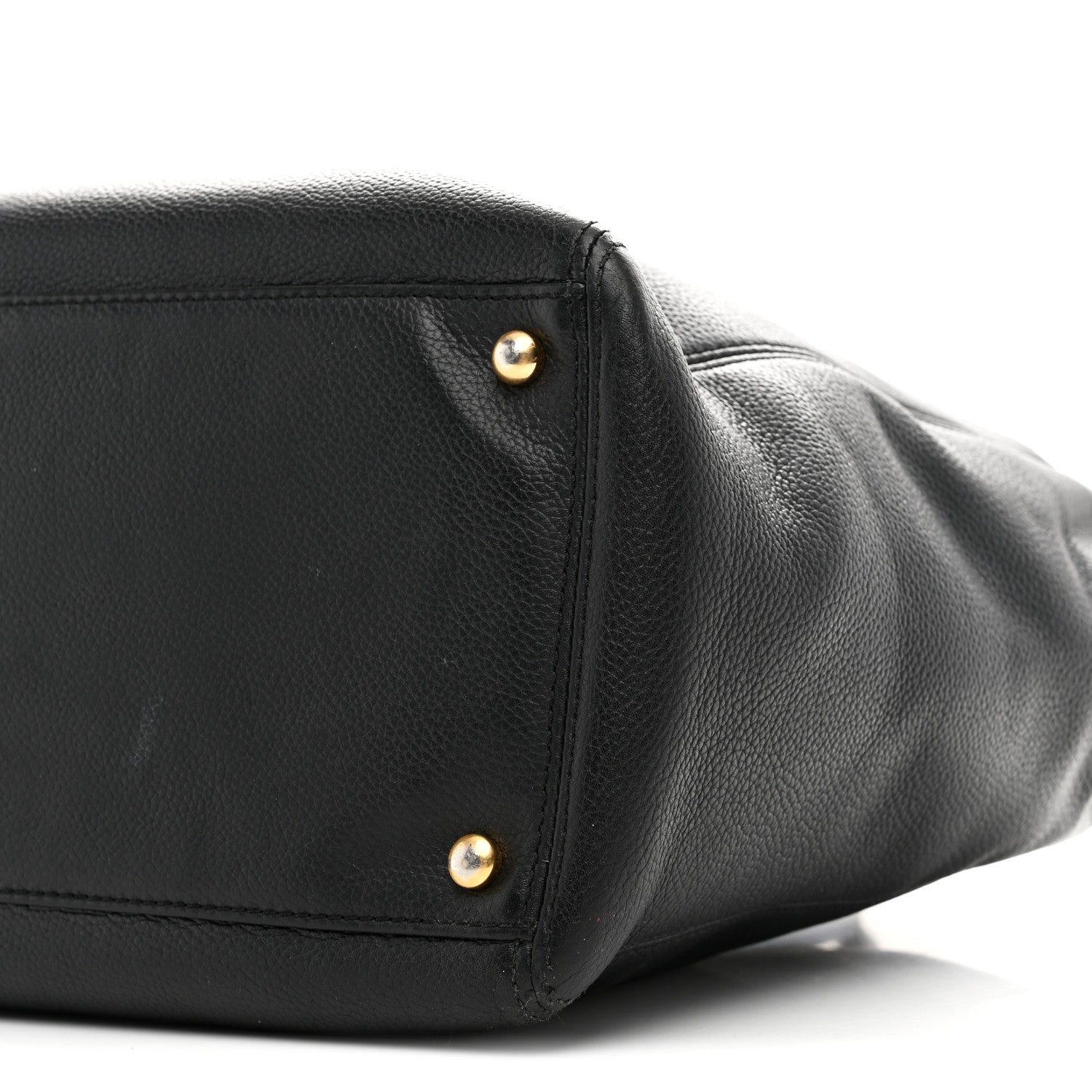 Chanel Calfskin Cerf Executive Shopper Tote Black 10 of 10