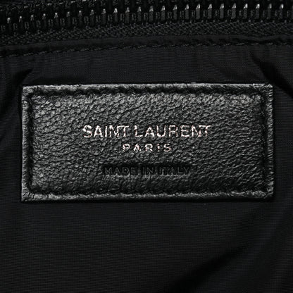 Saint Laurent Econyl Nylon Le 5 A 7 Hobo Black White 6 of 10