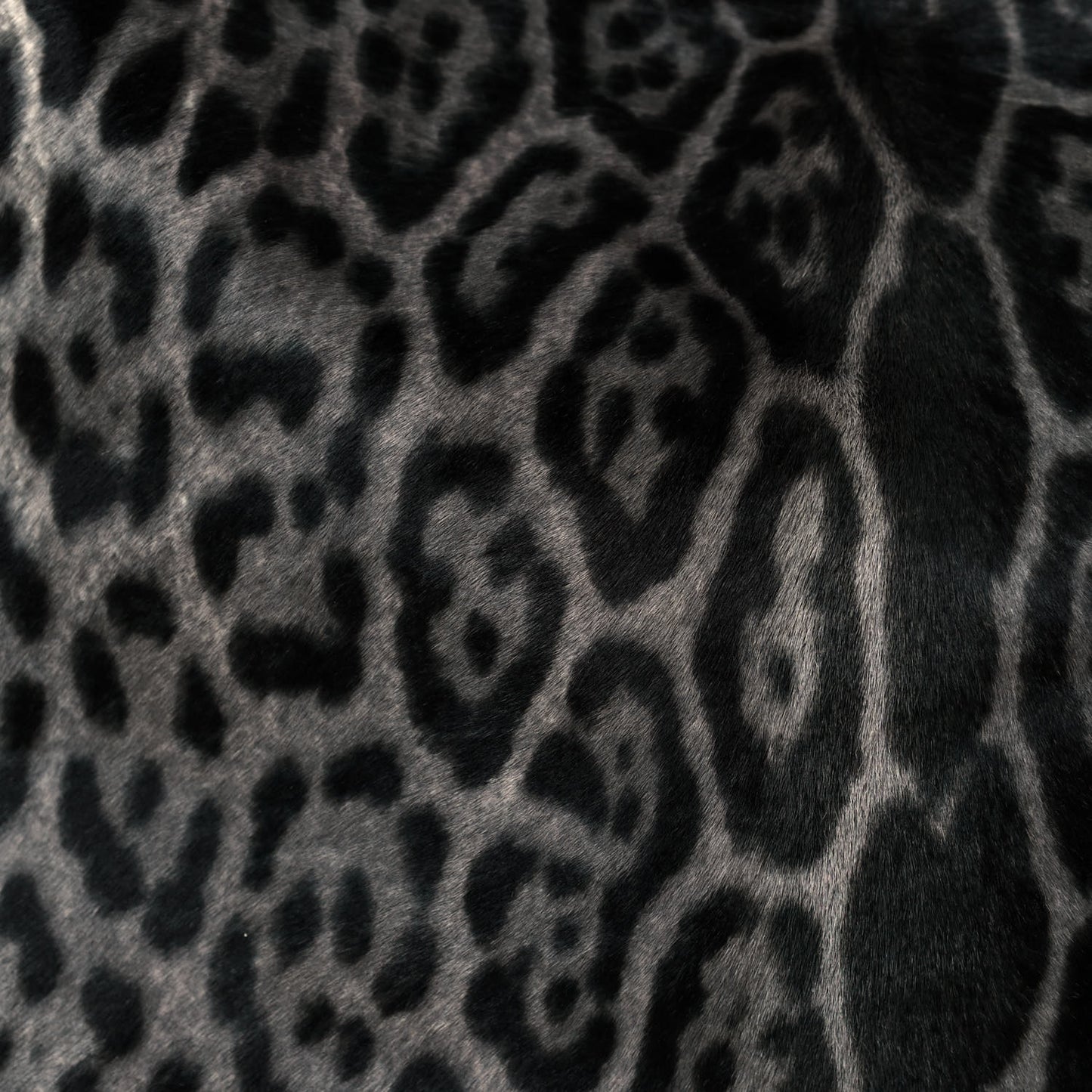 Calf Hair Stingray Leopard Print Large Roady Hobo Black