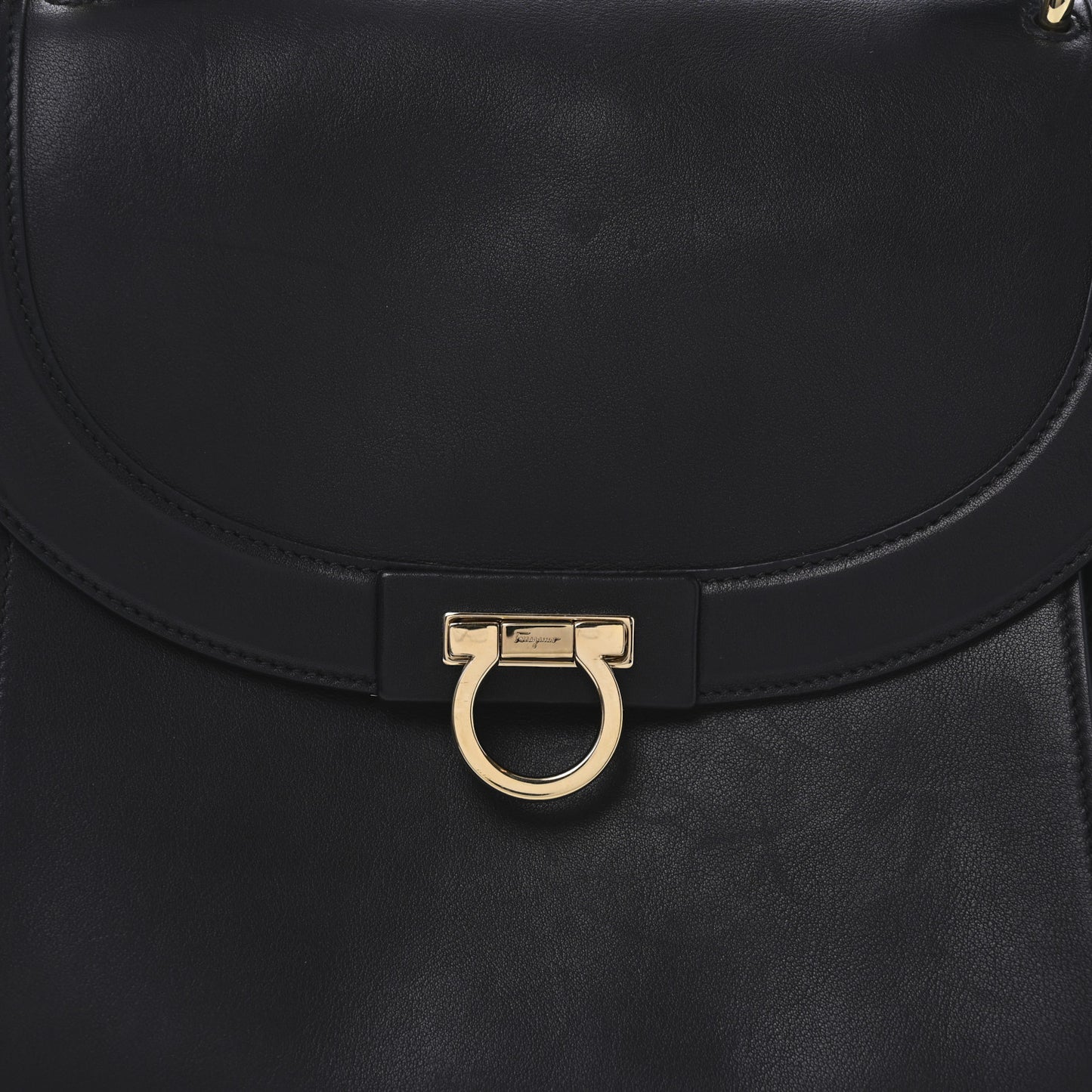 Calfskin Suzanna Gancini Satchel  Black