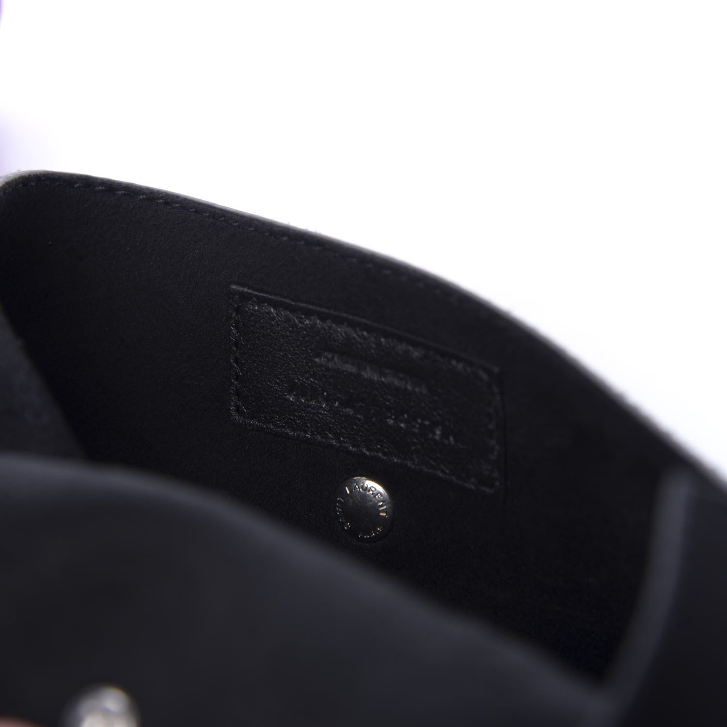 Saint Laurent Lambskin Teddy Drawstring Bag Freesia 9 of 10