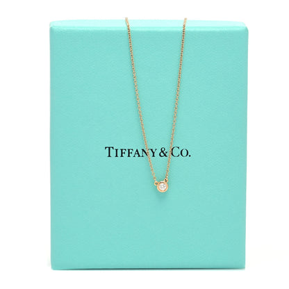 Tiffany 18K Rose Gold Diamond .07ct Elsa Peretti Diamonds by the Yard Pendant Necklace 7 of 7