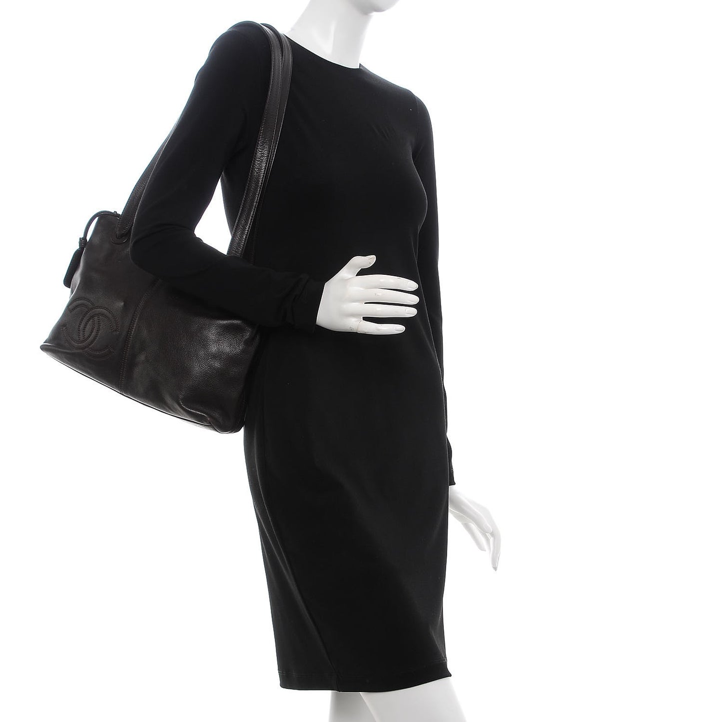 Lambskin CC Tote Brown