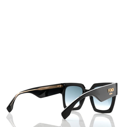 Fendi Acetate Fendi Roma Sunglasses FF 0457/G/S Black Blue 4 of 7