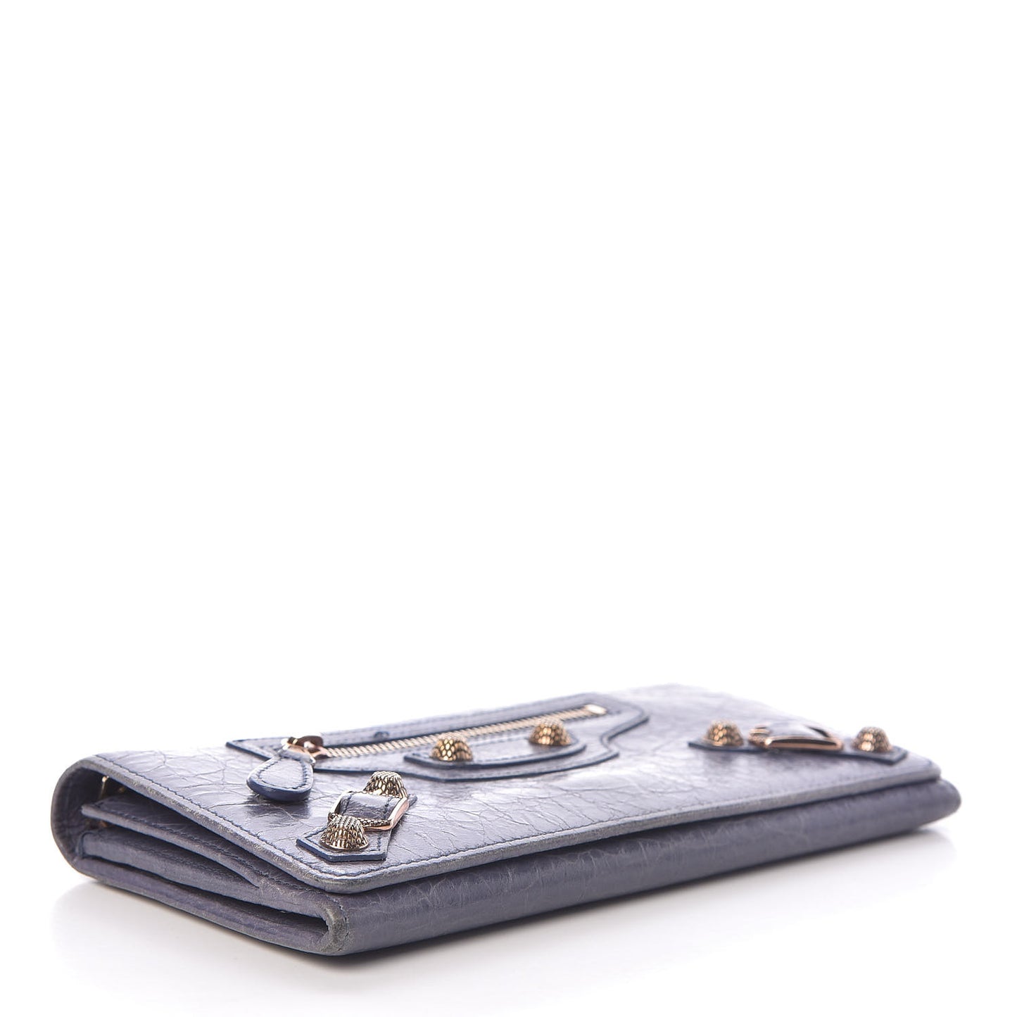 Agneau Giant 12 Rose Gold Hardware Money Wallet Jacynthe