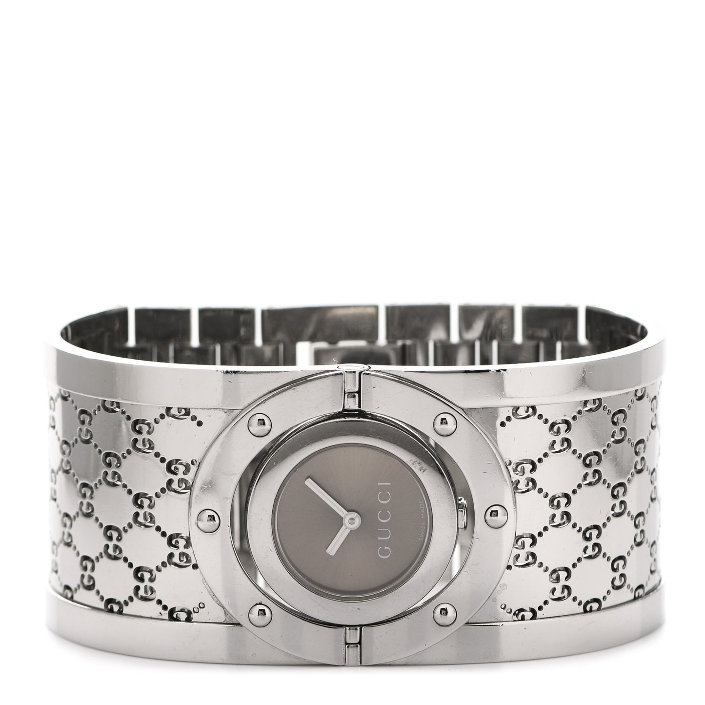 Stainless Steel 33mm Twirl Quartz Watch Brown