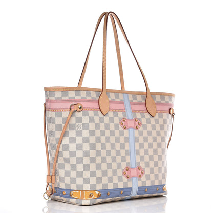 Louis Vuitton Damier Azur Summer Trunks Neo Neverfull MM 3 of 11