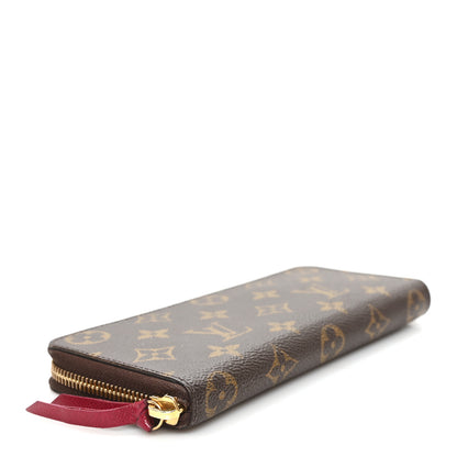 Louis Vuitton Monogram Clemence Wallet Fuchsia 4 of 6