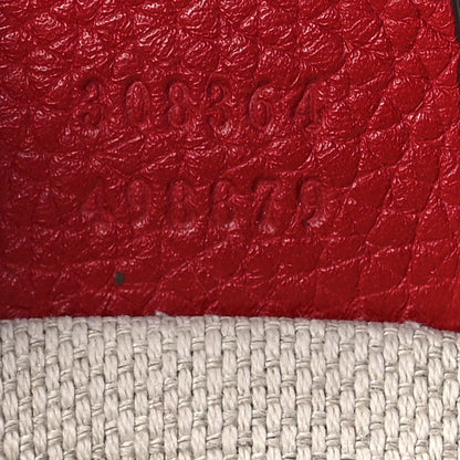 Gucci Pebbled Calfskin Small Soho Disco Bag Tabasco Red 7 of 10