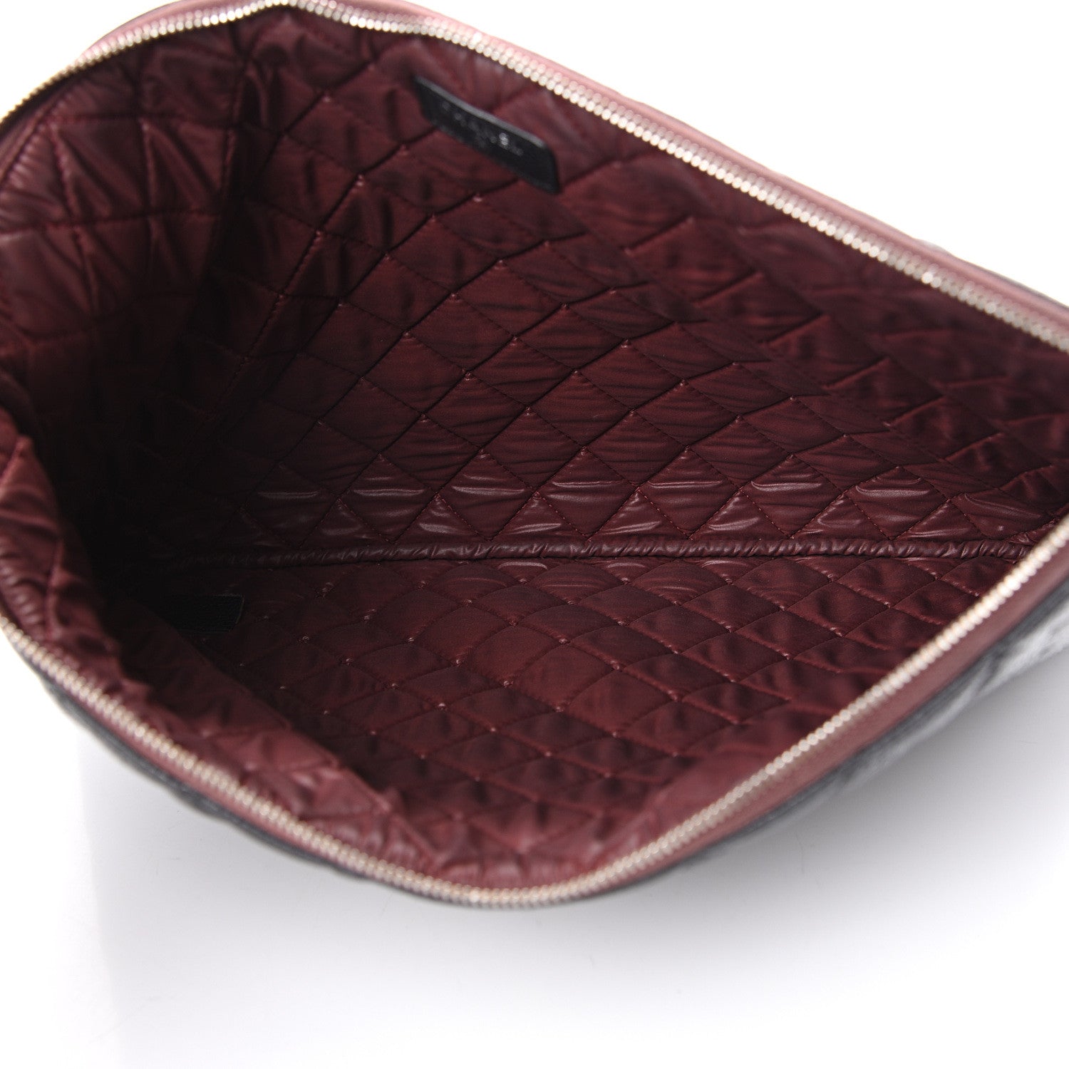 Chanel Caviar Quilted Large Cosmetic Case Black 4 of 8
