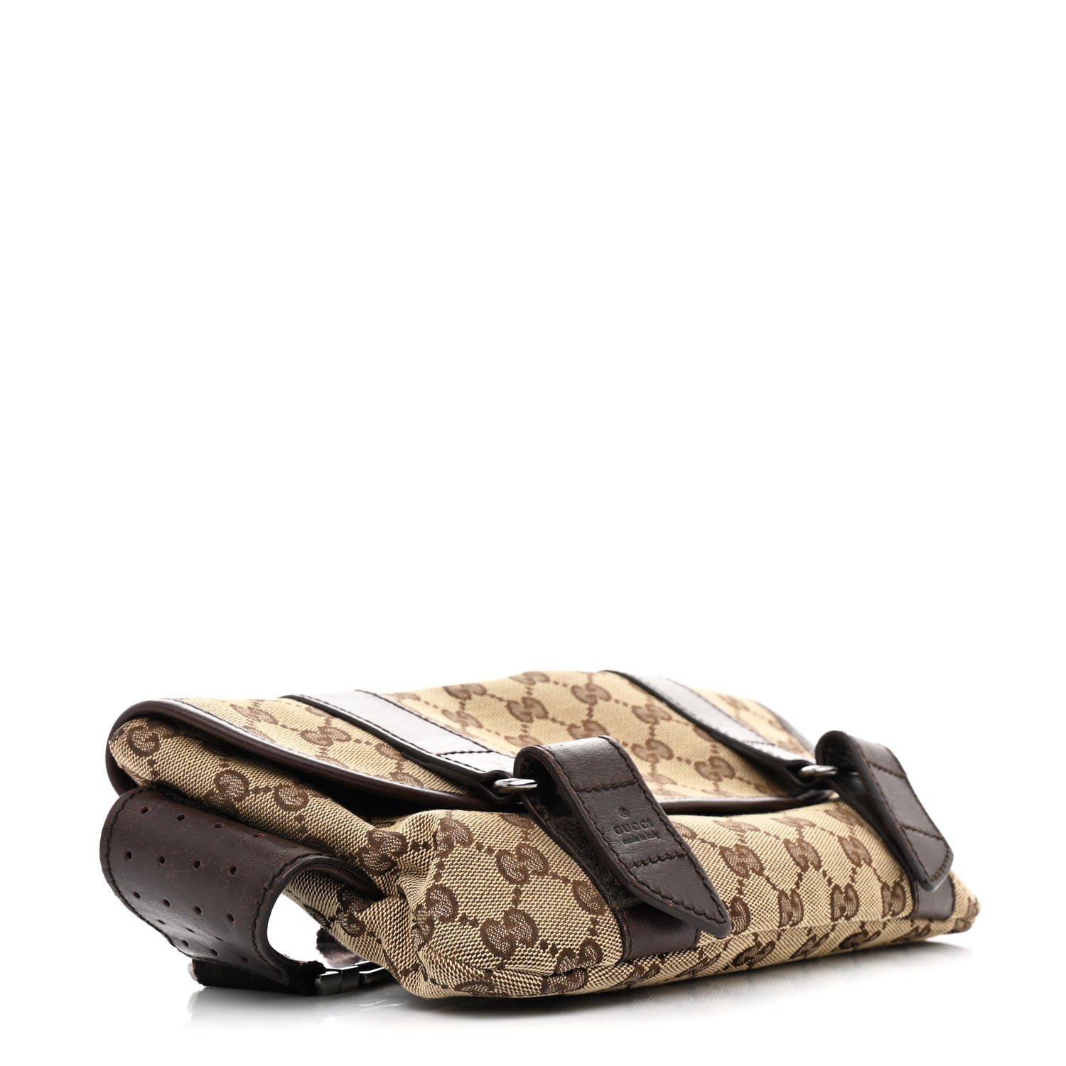 Gucci Monogram Waist Belt Bag Dark Brown 4 of 12