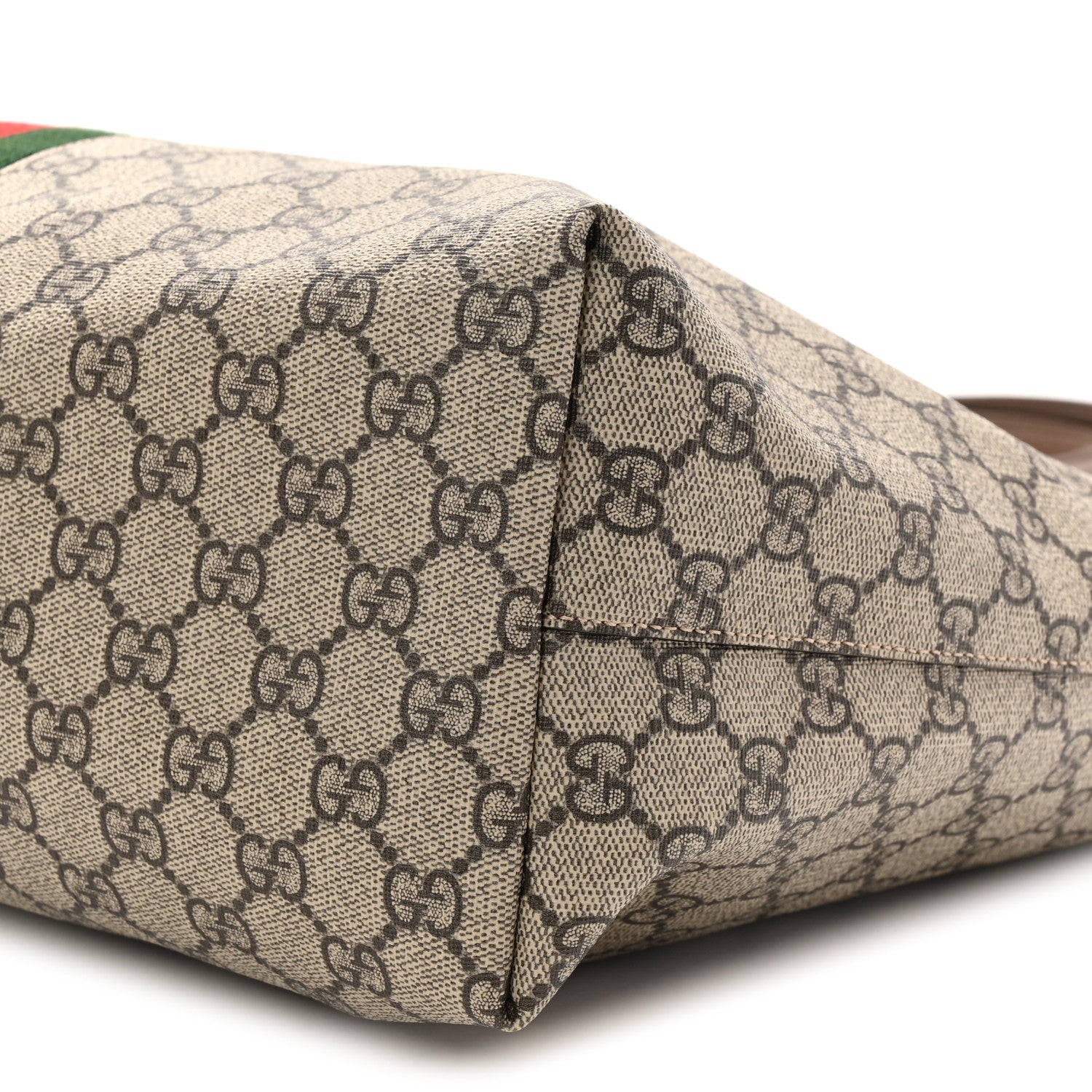 Gucci GG Supreme Monogram Medium Ophidia Shopping Tote Brown 10 of 11